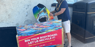 Young eco warriors taking part in groundbreaking recycling scheme