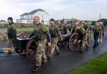 RAF St Mawgan contingent welcomes charity challenge