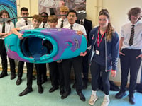 Team GB kayaker inspires Pool Academy students to dream big