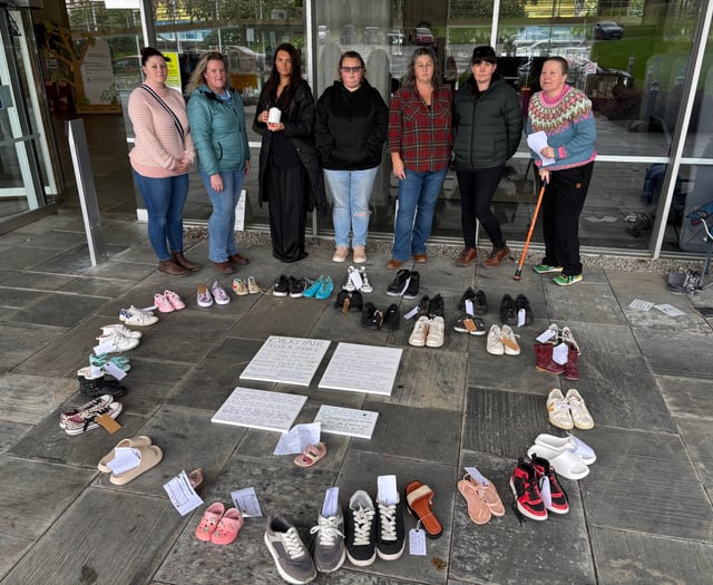 Powerful shoes protest by SEND parents