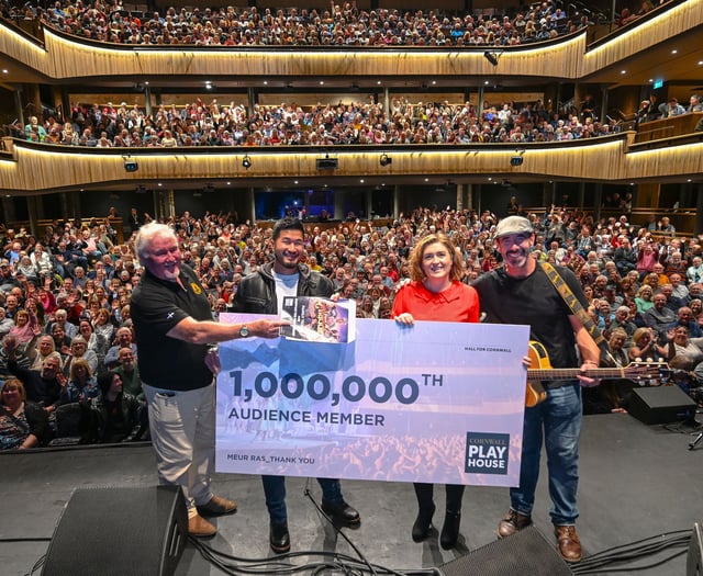 Hall for Cornwall's millionth visitor celebrated