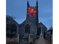 Poppies return to Stithians Church for two weeks of Remembrance
