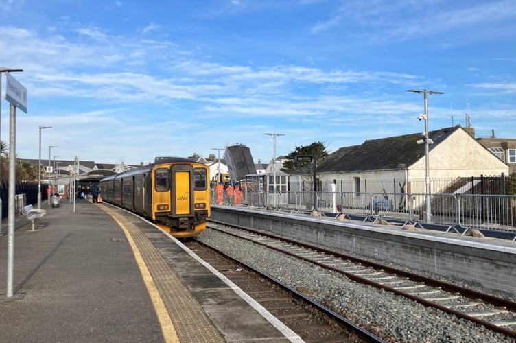 A second platform has been created at Newquay Train Station