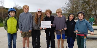 Olympic skateboarder opens new wheeled sports park in Tregony