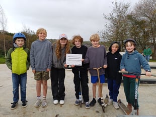 Olympic skateboarder opens new wheeled sports park in Tregony