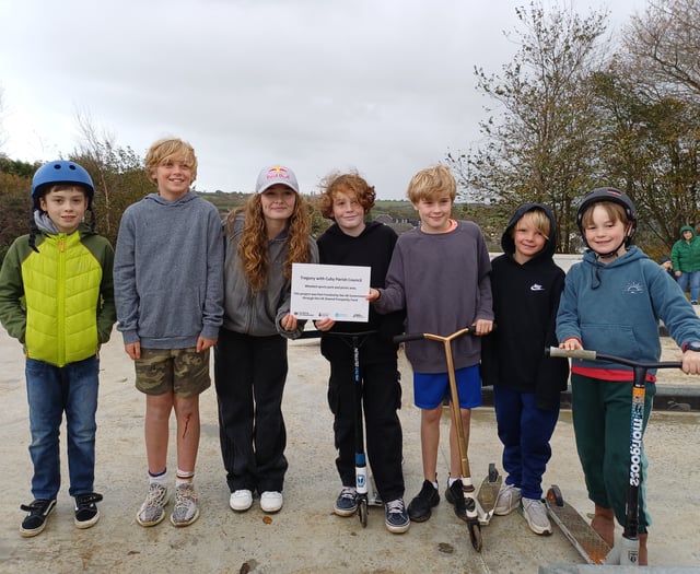 Olympic skateboarder opens new wheeled sports park in Tregony