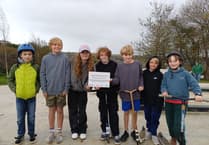 Olympic skateboarder opens new wheeled sports park in Tregony