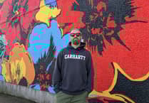 Internationally renowned artist creates artwork for mural trail