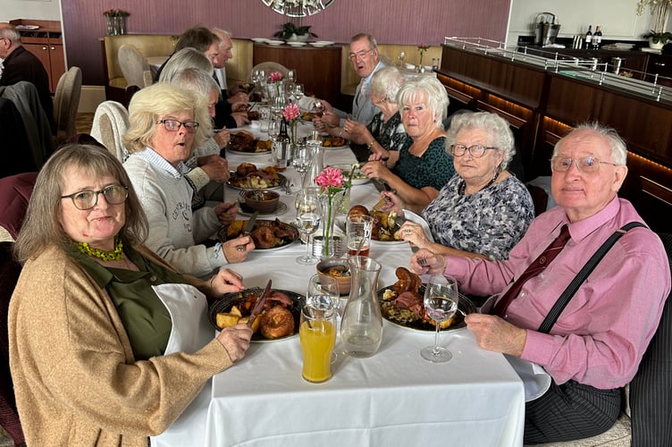Foresters Members Celebrate with a Sumptuous Lunch.