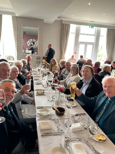 Foresters Members Celebrate with a Sumptuous Lunch.
