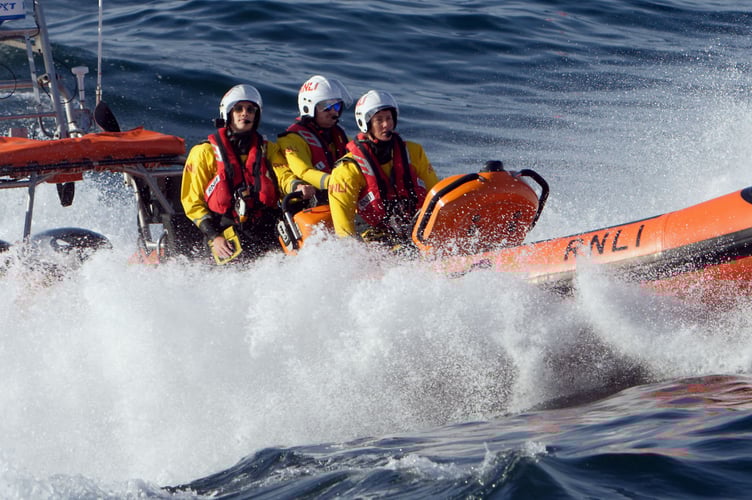 The Mollie and Ivor Dent lifeboat.