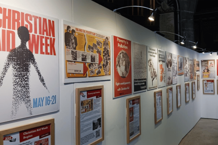 Christian Aid 80th poster exhibition