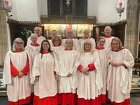 Choral evensong takes place at Cornish church