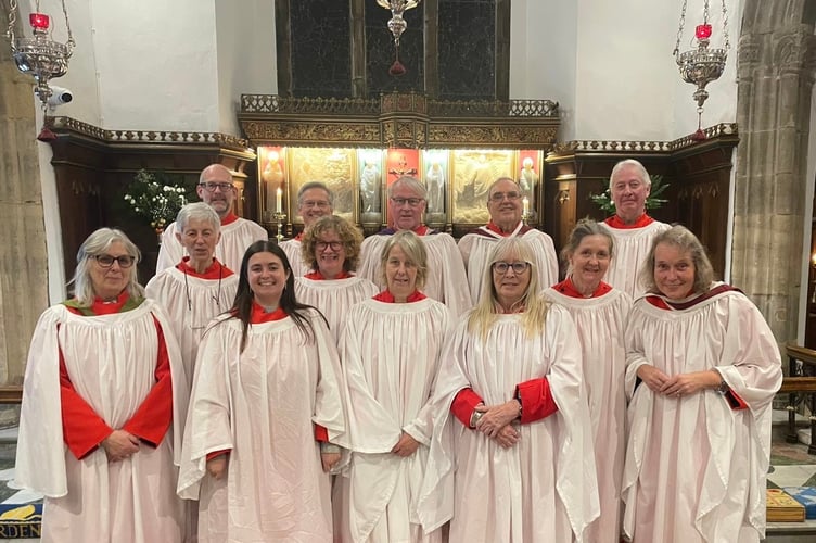 choral evensong at St Ia's for All Souls.