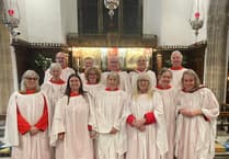 Choral evensong takes place at Cornish church
