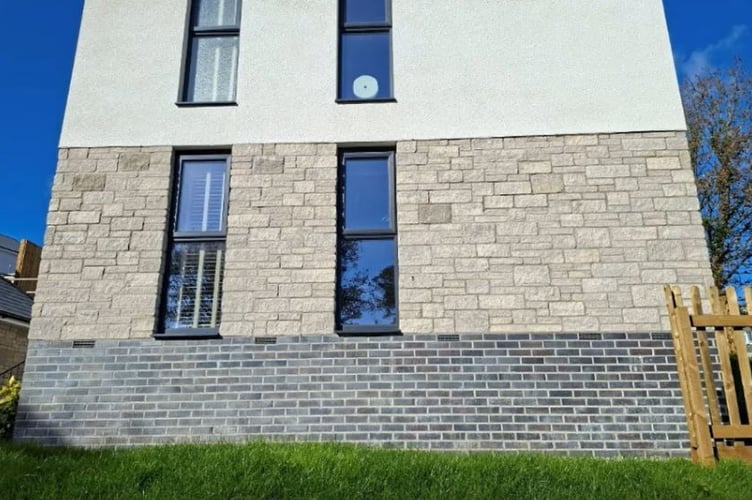 One of the houses which has already been built using the cheaper stone (Pic: Devonshire Homes / Cornwall Council).