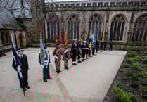 Thousands at Remembrance parade in centre of St Austell