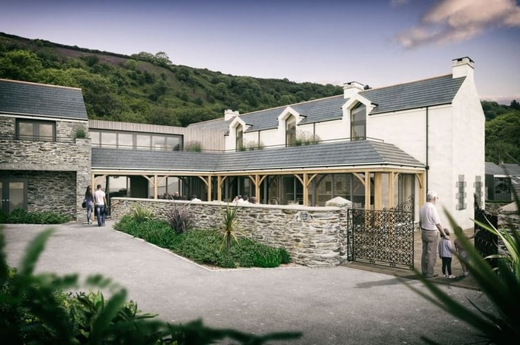 Plans for Pendower Hotel and restaurant courtyard