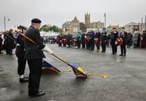 Remembrance Sunday Parade and Service held in Penzance