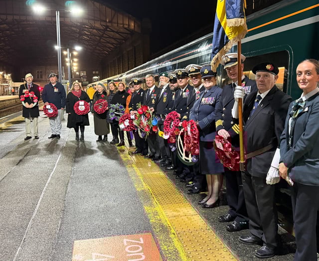 NHS staff and veterans unite for Poppies to Paddington journey