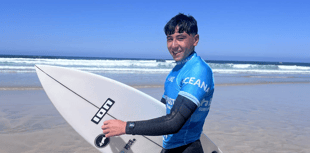 Student surfer seeks support to compete on world stage