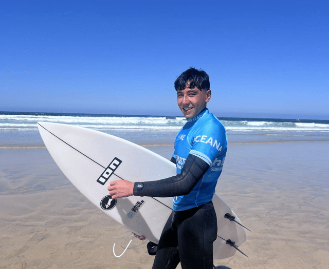 Student surfer seeks support to compete on world stage