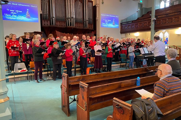 Community choir at last year's Christmas concert