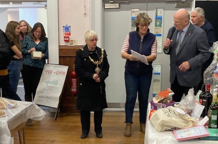 Liskeard Mayor, Cllr Christina Whitty, was on hand to present some of the prizes to the successful exhibitors at the Public Hall
