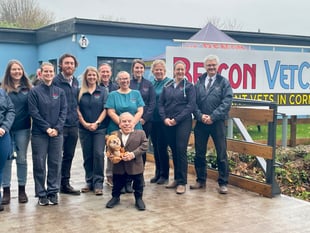 Hollywood meets Cornwall as celebrity opens new VetCare centre 