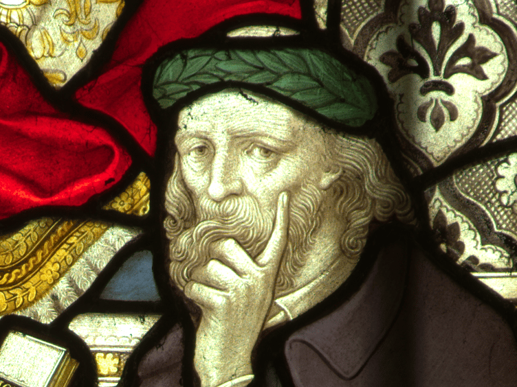 Alfred, Lord Tennyson in pensive mood