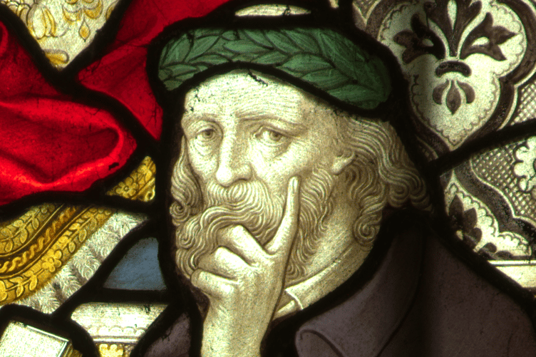 Alfred, Lord Tennyson in pensive mood