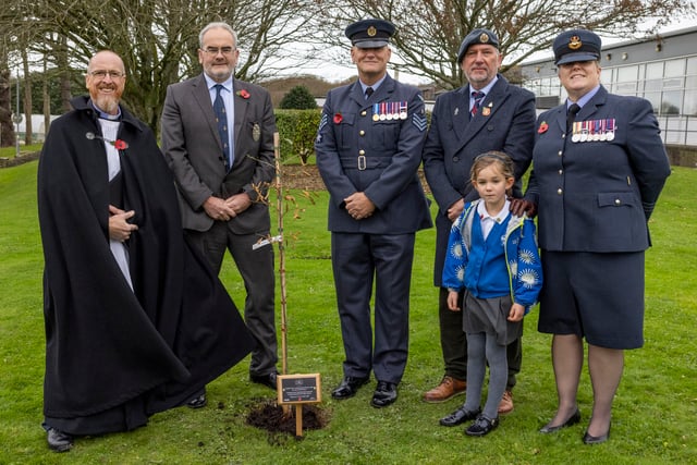 RAF St Mawgan host ceremony to commemorate end of WW2 anniversary