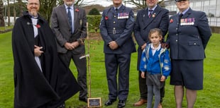 RAF St Mawgan host ceremony to commemorate end of WW2 anniversary