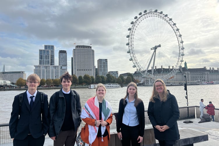 Camborne Science and International Academy students.