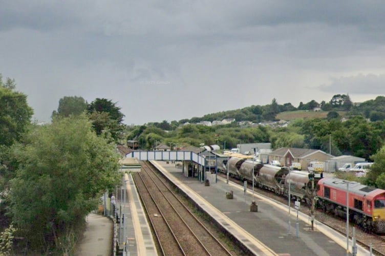 An accessible footbridge for Par Station is within touching distance says MP Noah Law. (Picture: Google)
