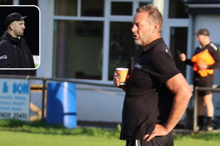 Former Launceston joint head coach Ian Goldsmith stepped down in September (inset) current head coach and director of rugby Ryan Westren