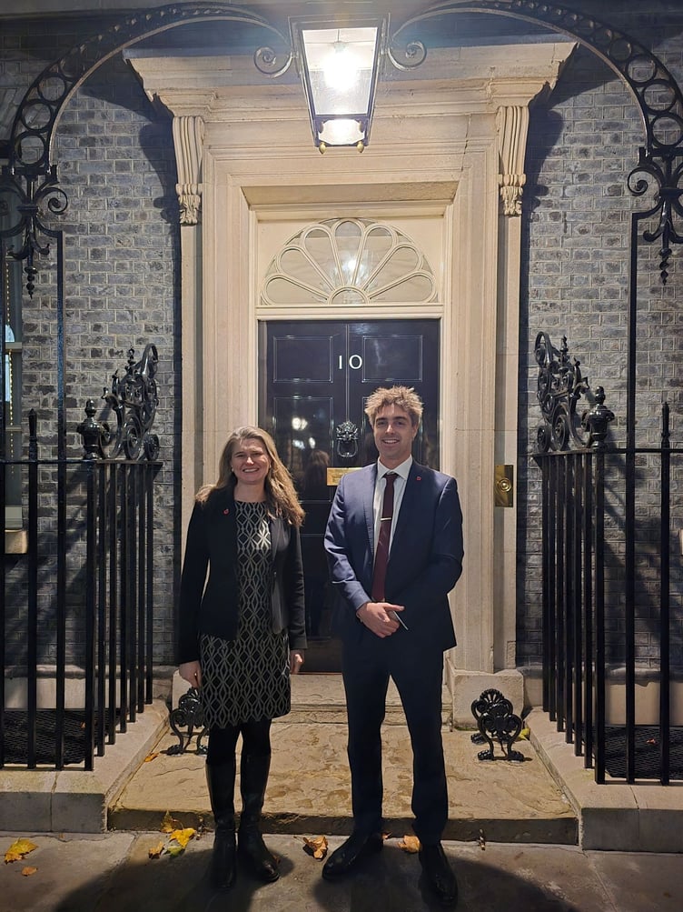 Jayne Kirkham MP with MintMech cofounder Laurie Thornton