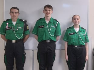 Young cadets are recognised for 'outstanding' achievements