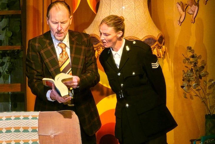 Nick Griffin as Professor Short and Rose Lancaster as Sergeant Plod.