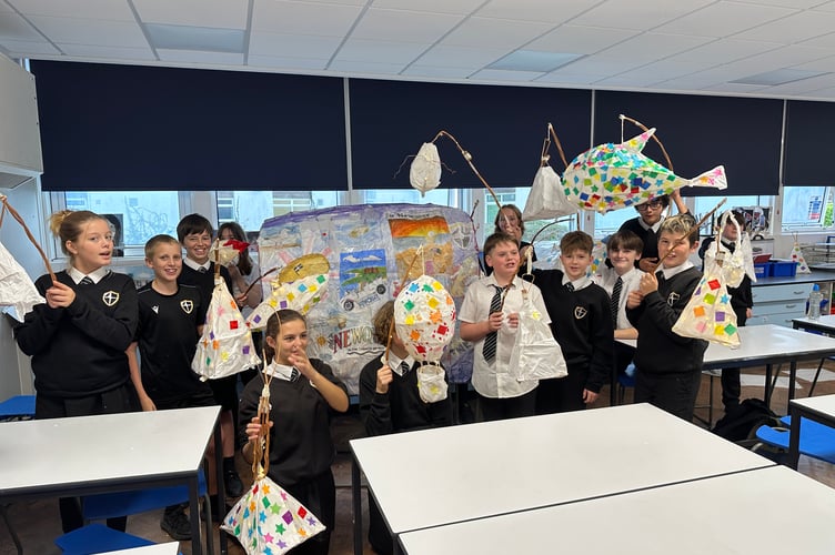 Pupils from seven schools have been making lanterns