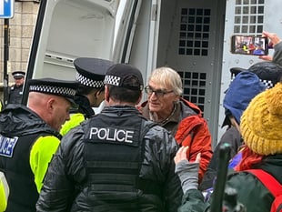 Seven arrested at pro-Palestine Action protest in Truro