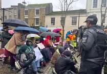 Police respond after 50-strong pro-Palestinian Action protest in Truro