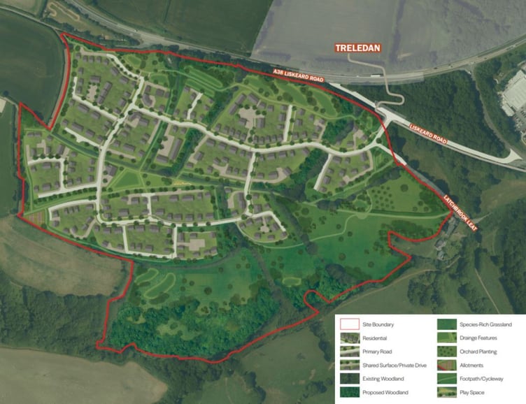Persimmon Homes is consulting the public on plans for 350 homes in Saltash (Picture: Persimmon Homes)