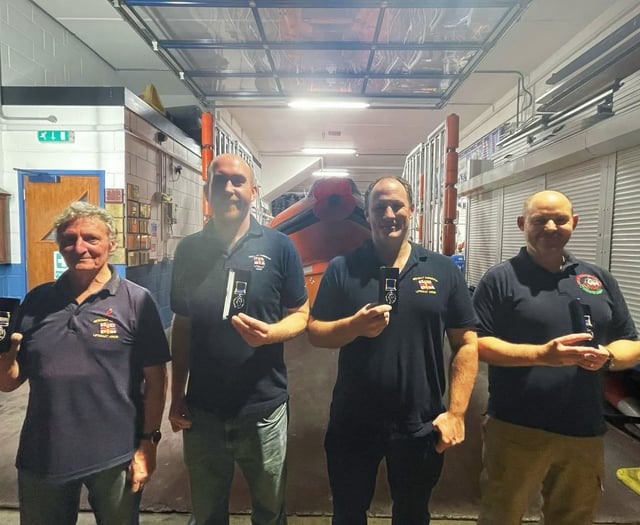 Lifeboat volunteers recognised 