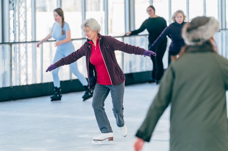 Guests took to the ice (Picture: Lewis Harrison-Pinder)