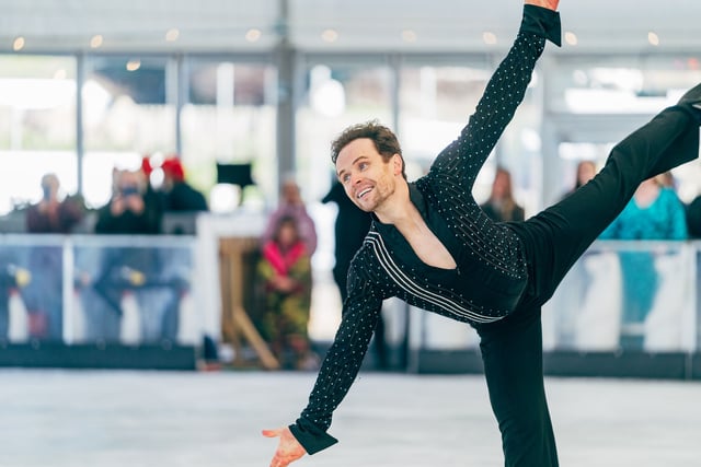  Ice skating star officially launches beachside ice rink 