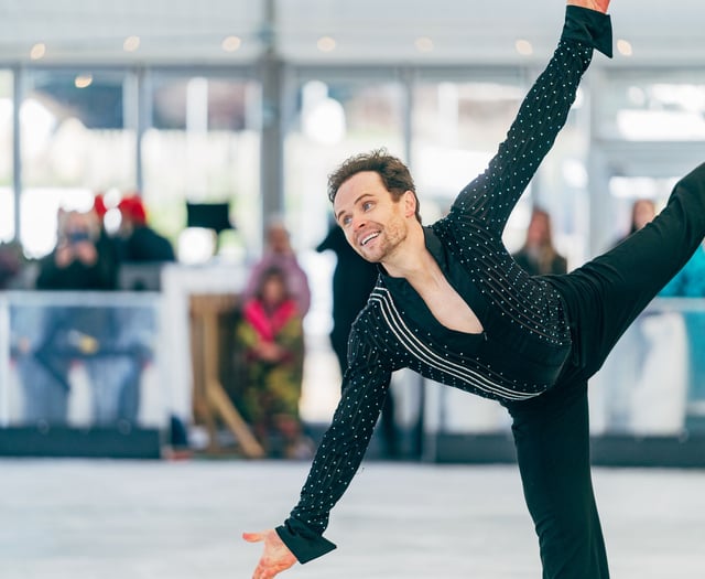  Ice skating star officially launches beachside ice rink 