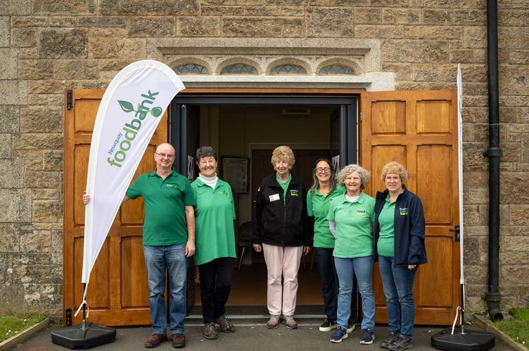 Newquay Foodbank volunteers