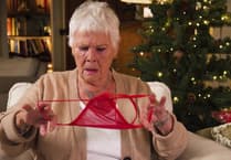 Dame Judi Dench regifts red thong to celebrity friend in fun charity film