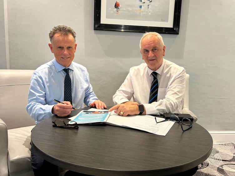 Cllr Paul Ashton, Reform UK's new leader at Cornwall Council, pictured right, with new deputy leader Cllr Roger Tarrant